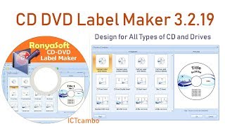 RonyaSoft CD DVD Label Maker 3219  Label Design for All Types of CD and Drives [upl. by Conners]