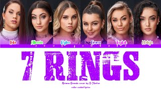 Color Coded Lyrics GNaton  7 Rings Original by Ariana Grande  The Voice Australia 2021 [upl. by Einnok]