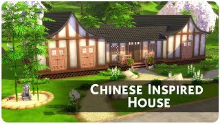 Chinese Inspired Home  The Sims 4 Speed Build CNY Update [upl. by Letsirk]