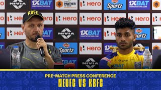 NEUFC vs KBFC  PreMatch Press Conference  KBFC TV [upl. by Nosretep]