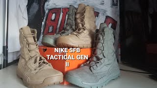 Nike Special Field Tactical Boot Gen II Review and On Feet [upl. by Nniuqal]