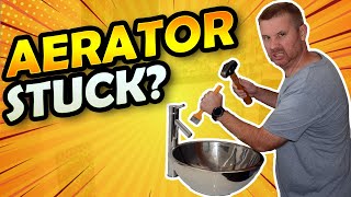 Replacing a Faucet Aeratorthat’s stuck [upl. by Aydne]