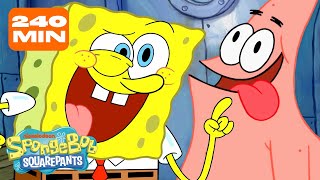 SpongeBob amp Patrick Being A Comedic Duo for 4 HOURS Straight 🧽⭐  SpongeBobOfficial [upl. by Daniela]