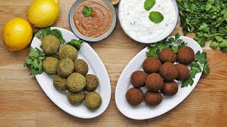 FALAFEL 2 WAYS  CLASSIC AND BAKED [upl. by Prudi]