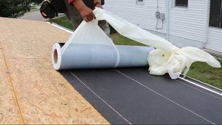 How To Install RhinoRoof® U20 Synthetic Underlayment [upl. by Dianthe]