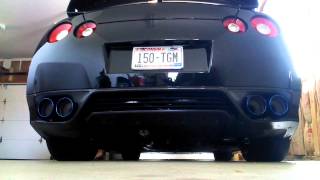 HKS Legamax Exhaust on GTR [upl. by Atirak729]