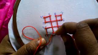 4Sindhi embroidery sindhi tankakutch workgujrati stitch Concept video for beginners [upl. by Mohammad]