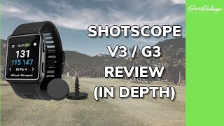 SHOTSCOPE V3 G3 REVIEW GOLF GPS WATCH SHOTSCOPEV3 [upl. by Bonney]