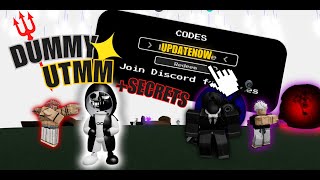 Dummy UTMM New Codes  Secret Bosses Desc for dc [upl. by Swann327]