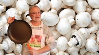 POÊLÉE de CHAMPIGNONS de PARIS Recette FACILE VÉGANE amp KETO [upl. by Eedyak409]