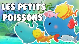 Les petits poissons dans leau  Comptine pour enfant [upl. by Meehar]