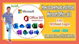 Download amp Install Microsoft Office 365💻For Free 2025 Latest  MS Office Download✨StepbyStep [upl. by Donica]