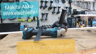 Makita 18V AkkuWinkelschleifer DGA513Z Produktvorstellung  DGA504Z DGA517Z DGA519Z [upl. by Alexa]