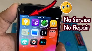 New How To Fix No Service On iPhone Problem  No Service SIM Card NO Repair [upl. by Htiekram]