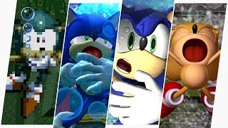 The Evolution of Sonic Drowning in Sonic Games 1991  2017 [upl. by Grayce]