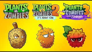 All plants PvZ 1 vs PvZ 2 vs PvZ 3  Which version is best [upl. by Kellina180]