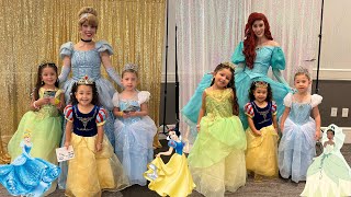 Meet and Greet DISNEY PRINCESSES  the PRINCESS FAIRYTALE BALL 🧚 [upl. by Augusto]