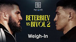 RIYADH SEASON ARTUR BETERBIEV VS DMITRY BIVOL 2  THE LAST CRESCENDO  WEIGH IN LIVESTREAM [upl. by Goar]