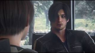 Resident Evil Vendetta 2017 HDmeeting leon scene [upl. by Martino629]