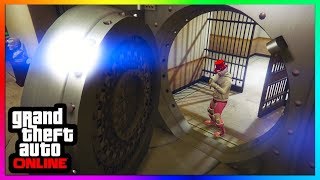 How To Open amp Get Inside Heists Bank Vault In GTA 5 Online  PS5Xbox OnePC GTA 5 Glitches 2023 [upl. by Ebberta890]