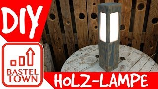 Holz Lampe selber bauen Mit Altholz amp Plexiglas schöne VintageLampe bauen [upl. by Clemens830]