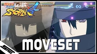 Naruto Ultimate Ninja Storm 4  Sasuke the Last COMPLETE Moveset [upl. by Marcelle453]