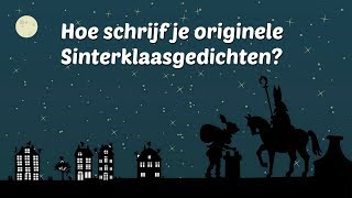 9 tips om originele sinterklaasgedichten te schrijven [upl. by Arrek486]