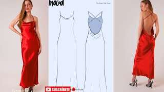 DIY a super EASY springsummer dress  very beginner friendly w pattern  THRIFT FLIP [upl. by Thibaut524]