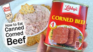 Canned Corned Beef Recipes and Corned Beef Pickle Dip [upl. by Enelloc731]