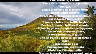 Giacomo Leopardi LA GINESTRA  Le videopoesie di Gianni Caputo [upl. by Durant]