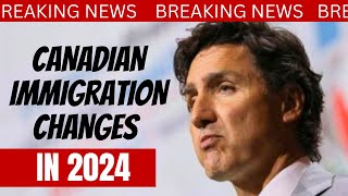 Canadian Immigration Changes in 2024  CIC News [upl. by Dnomayd]