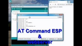 Arduino with ESP826601 AT Command Send Data to Web Browser [upl. by Carpenter]