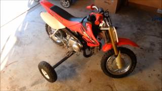 DIY How to Make Training Wheels for a Kids Dirtbike [upl. by Garnett]