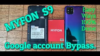 Myfon s9 google account bypass [upl. by Warrick]