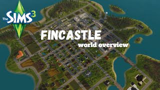 FINCASTLE  SIMS 3 WORLD OVERVIEW [upl. by Roma426]