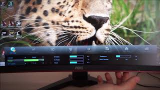 AOC C24G1 Menu System OSD [upl. by Etsirhc]