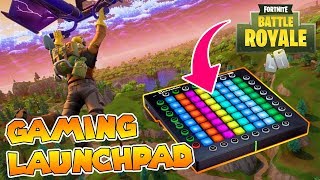 Playing FORTNITE with a Launchpad  Using Launchpad as a Games Controller [upl. by Lem721]