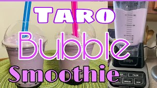 How to make Taro Bubble SmoothieBOBA [upl. by Nnyleuqaj126]