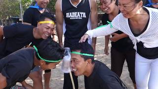 Funny Game Ideas For Team Building  Ubud Property Outing [upl. by Nimra]