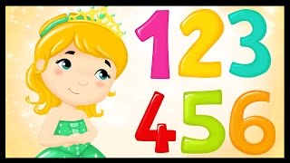 La chanson des chiffres  Apprendre les chiffres avec les princesses [upl. by Sukramed159]