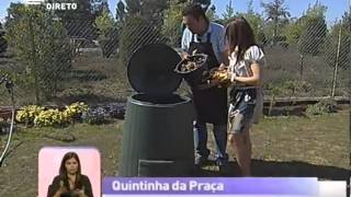 Dica de Jardinagem Compostagem  Praça da Alegria [upl. by Akel]