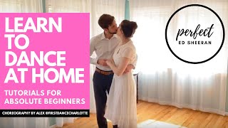 PERFECT  ED SHEERAN  WEDDING FIRST DANCE CHOREOGRAPHY FOR BEGINNERS  EASY ONLINE DANCE LESSONS [upl. by Tally]