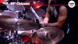 SABIAN 14quot B8 Pro Chinese  Chinatype Cymbal Demo [upl. by Airdnax]