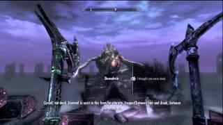 Skyrim Dawnguard How to Dragon Shout Call Durnehviir Soul Cairn Dragon [upl. by Eehsar]