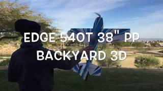 Edge 540T 38quot PP Backyard 3D [upl. by Ennaeilsel]