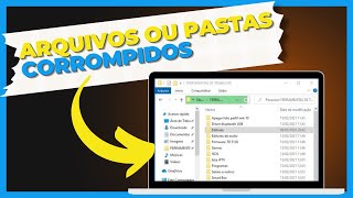 Arquivos ou pasta está corrompido e ilegível SOLUÇÃO [upl. by Atem]