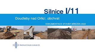 I11 Doudleby nad Orlicí – obchvat dokumentace stavby 032022 [upl. by Ryter34]