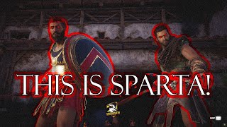 The Greatest Spartans fight together  Assassins Creed Odyssey 2024 [upl. by Nabetse]