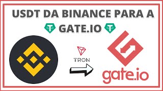 COMO ENVIAR USDT DA BINANCE PARA A GATE IO [upl. by Thorman64]