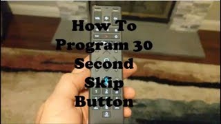 How to program a 30second skip button for Xfinity XR15 Remote [upl. by Ettelrahc544]